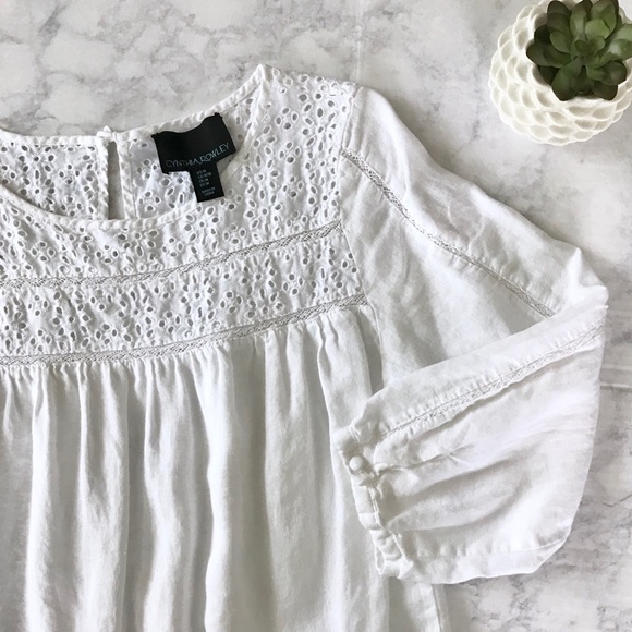 Cynthia Rowley Tops - Cynthia Rowley Eyelet Blouse